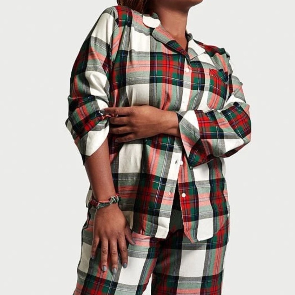 Victorias Secrets Flannel Pajama Shirt
